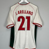 2001/02 MEXICO J.ARRELANO #21 AWAY SHIRT (XL) ATLETICA