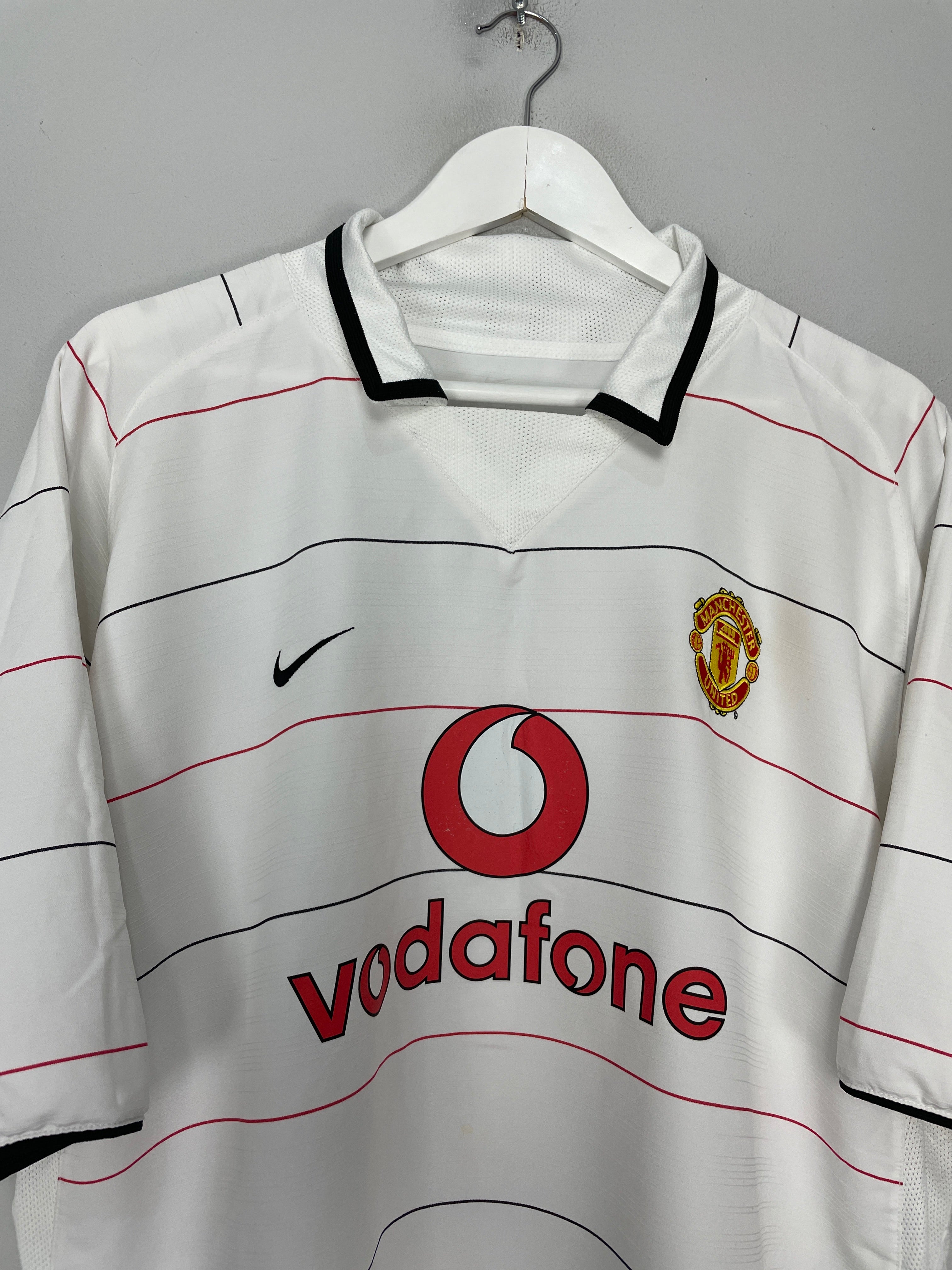 Shop 2003/05 MANCHESTER UNITED RONALDO #7 THIRD SHIRT (XL) NIKE, classic football shirts, vintage football shirts & retro soccer jerseys at Cult Kits