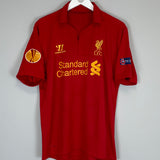 2012/13 LIVERPOOL SUAREZ #7 E/L HOME SHIRT (M) WARRIOR