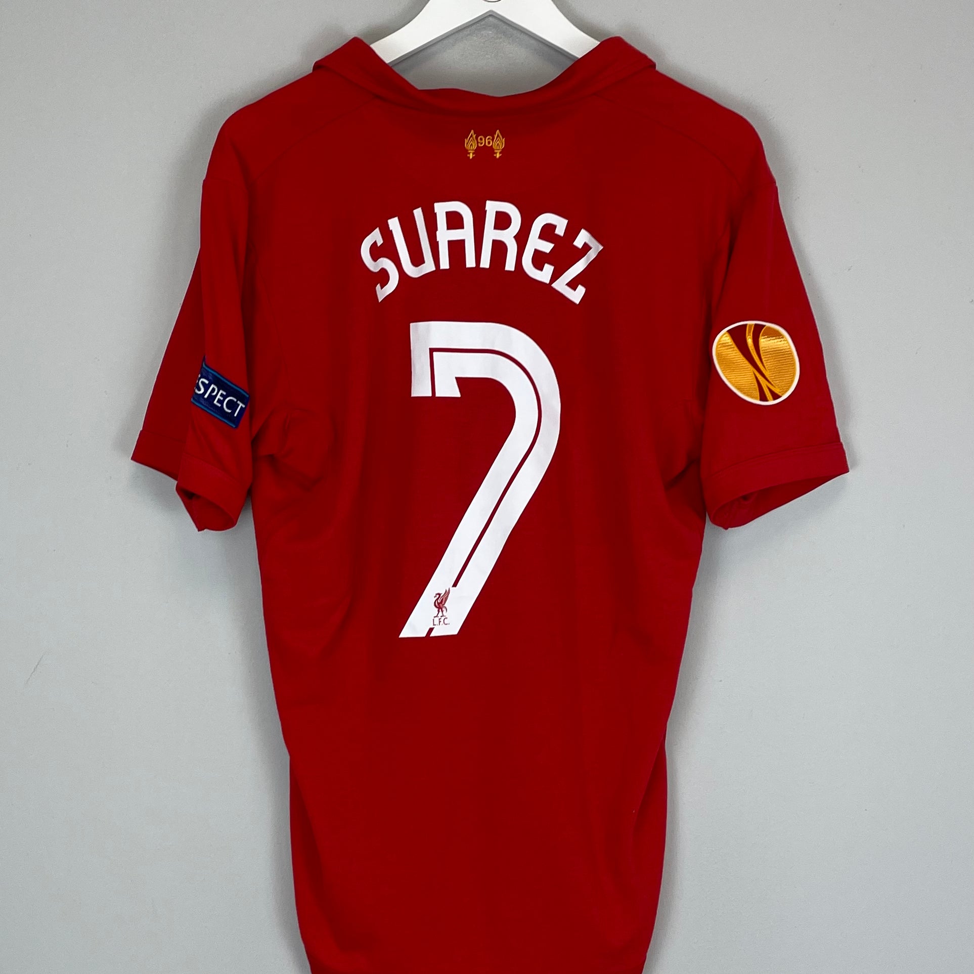 Shop 2012/13 LIVERPOOL SUAREZ #7 E/L HOME SHIRT (M) WARRIOR, classic football shirts, vintage football shirts & retro soccer jerseys at Cult Kits