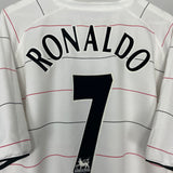 Shop 2003/05 MANCHESTER UNITED RONALDO #7 THIRD SHIRT (XL) NIKE, classic football shirts, vintage football shirts & retro soccer jerseys at Cult Kits