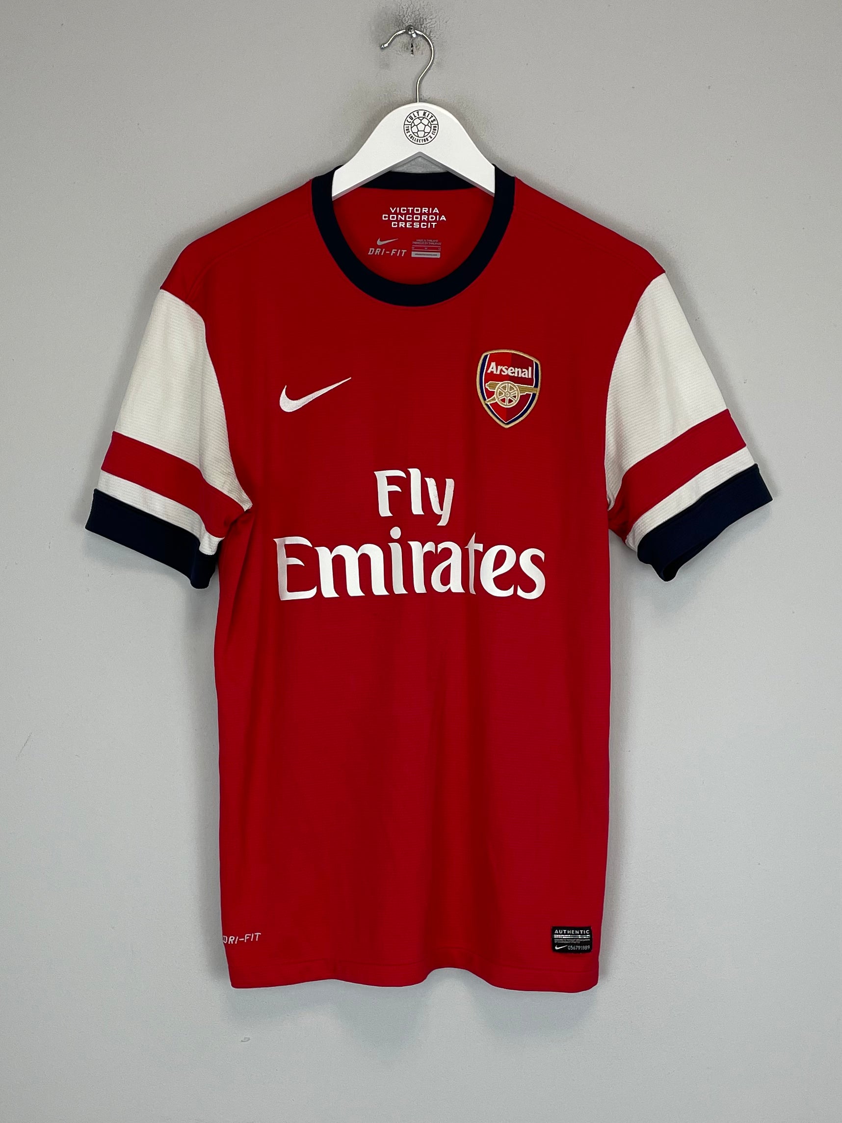 Shop 2012/14 ARSENAL OZIL #11 HOME SHIRT (M) NIKE, classic football shirts, vintage football shirts & retro soccer jerseys at Cult Kits
