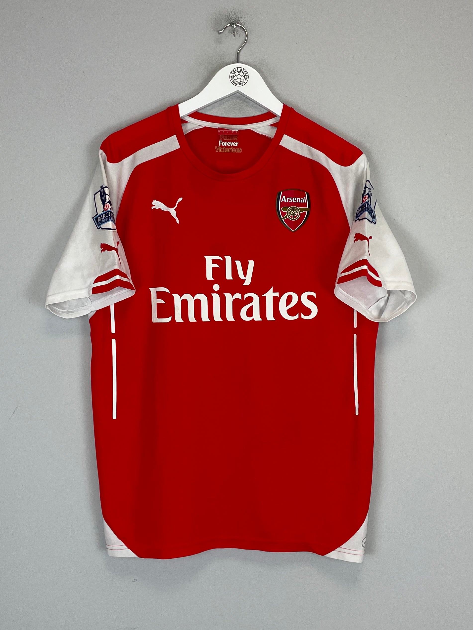 Shop 2014/15 ARSENAL OZIL #11 HOME SHIRT (L) PUMA, classic football shirts, vintage football shirts & retro soccer jerseys at Cult Kits