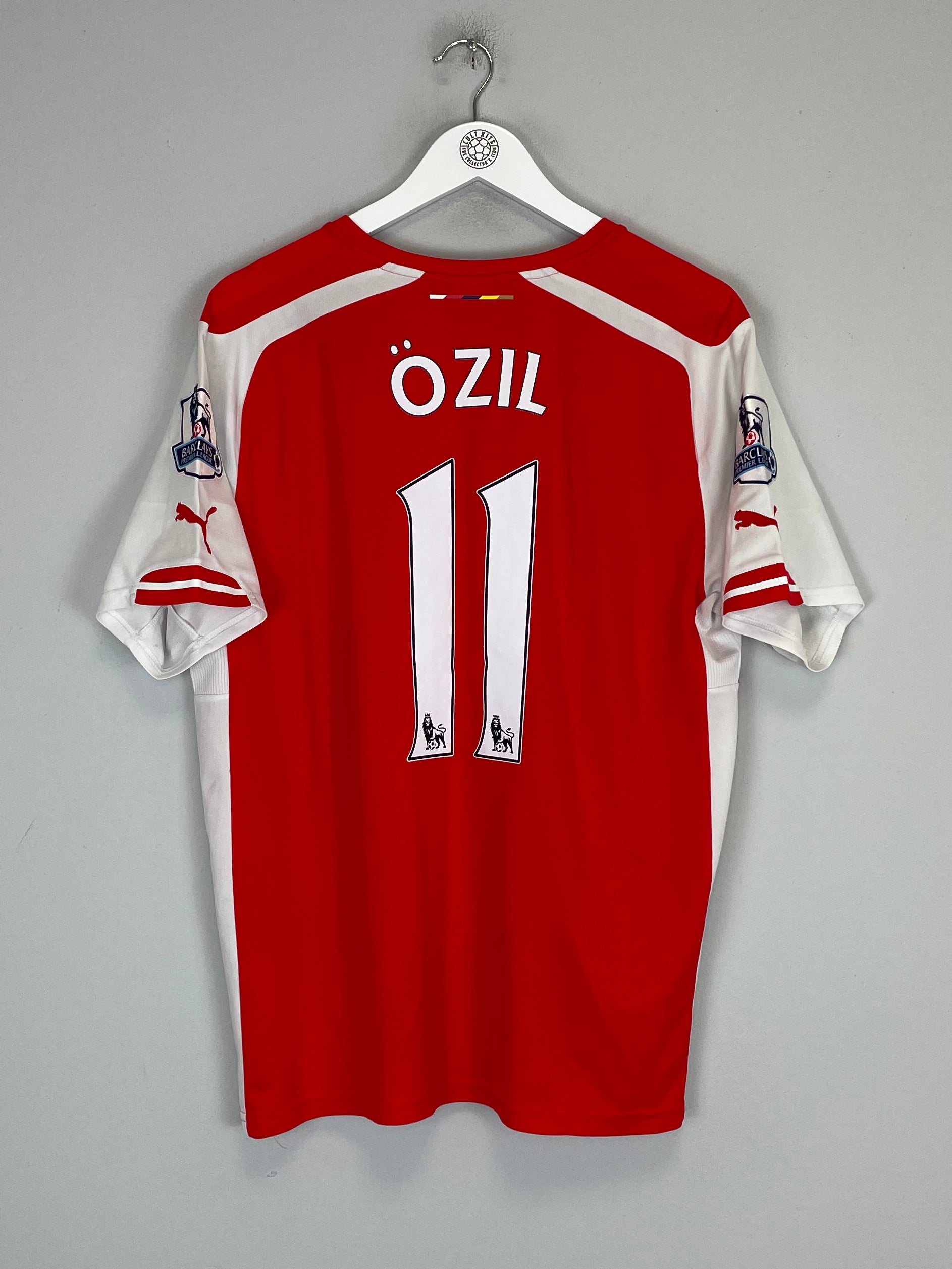 Shop 2014/15 ARSENAL OZIL #11 HOME SHIRT (L) PUMA, classic football shirts, vintage football shirts & retro soccer jerseys at Cult Kits