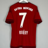 2015/16 BAYERN MUNICH RIBERY #7 HOME SHIRT (L) ADIDAS