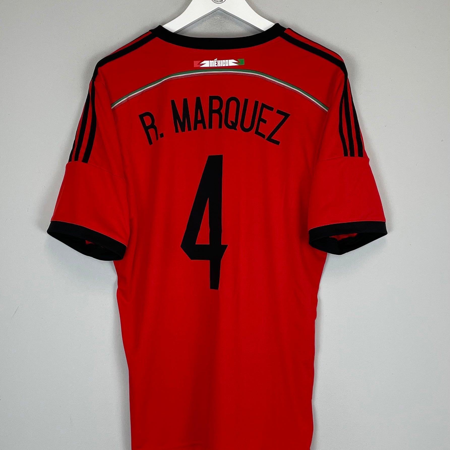Shop 2014/15 MEXICO R.MARQUEZ #4 AWAY SHIRT (M) ADIDAS, classic football shirts, vintage football shirts & retro soccer jerseys at Cult Kits