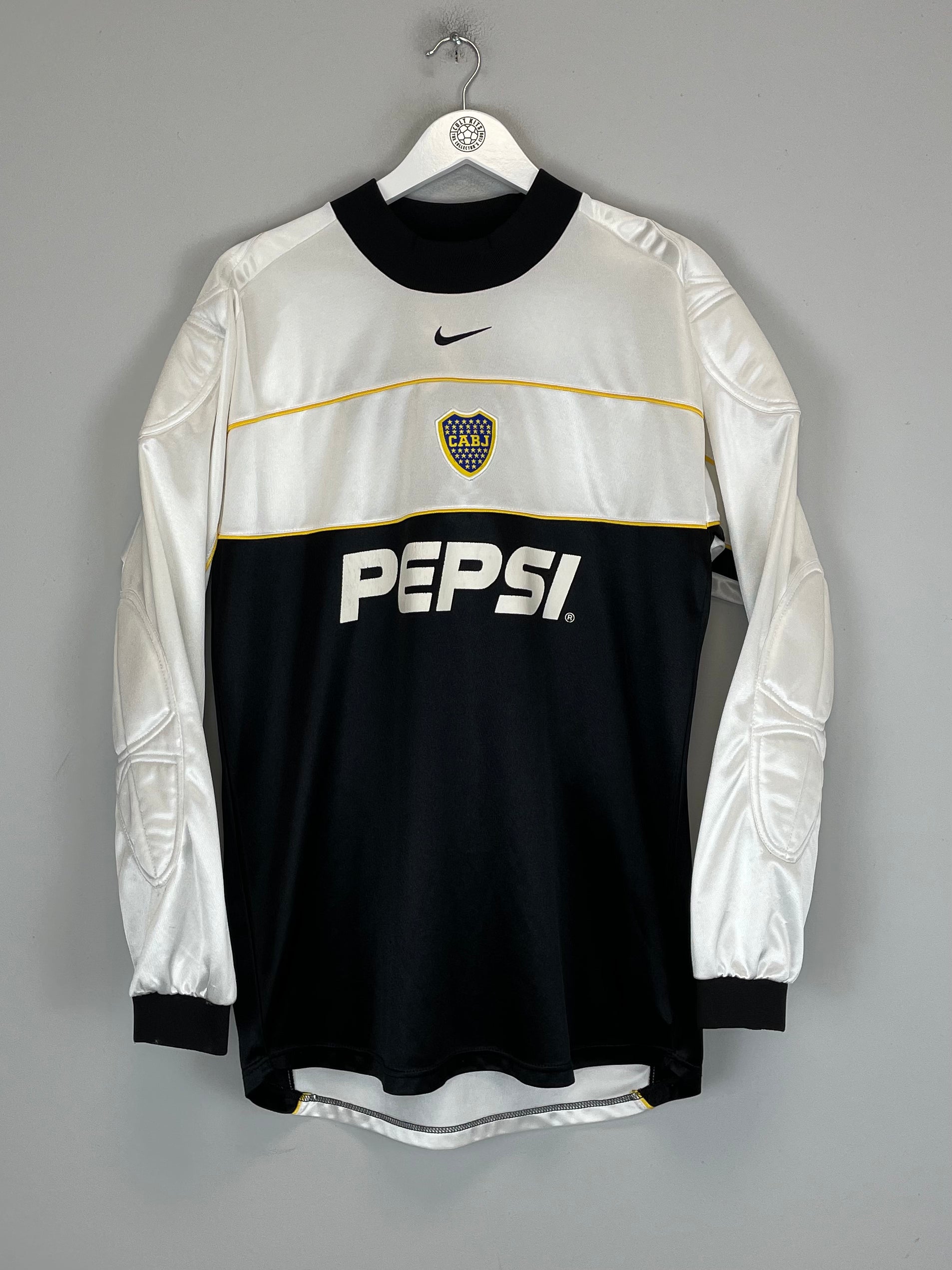 Shop 2003/04 BOCA JUNIORS GK SHIRT (L) NIKE, classic football shirts, vintage football shirts & retro soccer jerseys at Cult Kits
