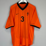2000/02 NETHERLANDS STAM #3 HOME SHIRT (XL) NIKE