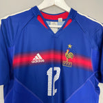 Shop 2004/06 FRANCE HENRY #12 HOME SHIRT (S) ADIDAS, classic football shirts, vintage football shirts & retro soccer jerseys at Cult Kits