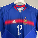 Shop 2004/06 FRANCE HENRY #12 HOME SHIRT (S) ADIDAS, classic football shirts, vintage football shirts & retro soccer jerseys at Cult Kits