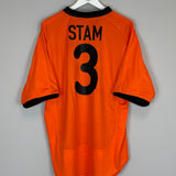 2000/02 NETHERLANDS STAM #3 HOME SHIRT (XL) NIKE