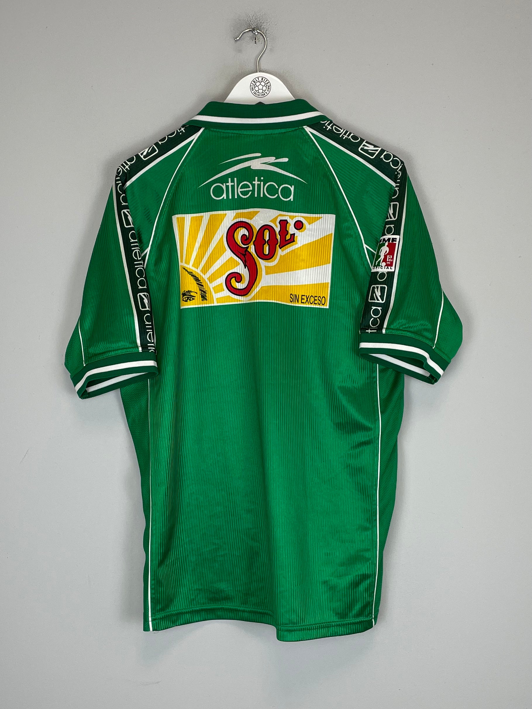 Shop 1999/00 CLUB LEON HOME SHIRT (M) ATLETICA, classic football shirts, vintage football shirts & retro soccer jerseys at Cult Kits