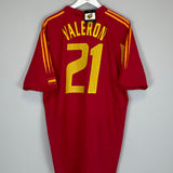 2004/06 SPAIN VALERON #21 *BNWT* HOME SHIRT (XL) ADIDAS