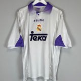 Shop 1997/98 REAL MADRID SEEDORF #10 HOME SHIRT (XL) KELME, classic football shirts, vintage football shirts & retro soccer jerseys at Cult Kits
