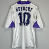 Shop 1997/98 REAL MADRID SEEDORF #10 HOME SHIRT (XL) KELME, classic football shirts, vintage football shirts & retro soccer jerseys at Cult Kits