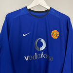 Shop 2002/03 MANCHESTER UNITED BECKHAM #7 L/S THIRD SHIRT (L) NIKE, classic football shirts, vintage football shirts & retro soccer jerseys at Cult Kits
