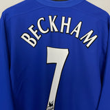 Shop 2002/03 MANCHESTER UNITED BECKHAM #7 L/S THIRD SHIRT (L) NIKE, classic football shirts, vintage football shirts & retro soccer jerseys at Cult Kits