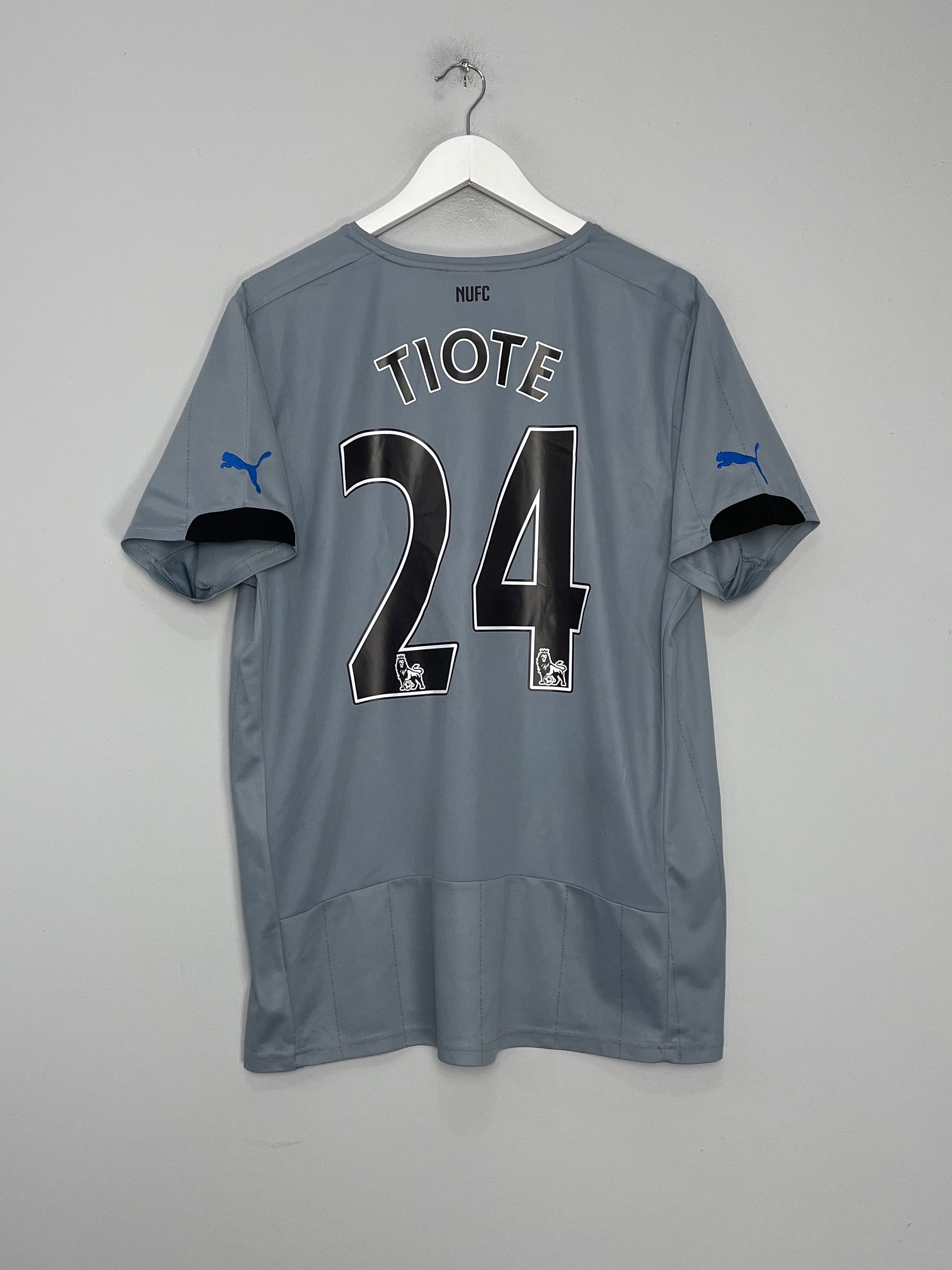 Shop 2014/15 NEWCASTLE UNITED TIOTE #24 AWAY SHIRT (L) PUMA, classic football shirts, vintage football shirts & retro soccer jerseys at Cult Kits