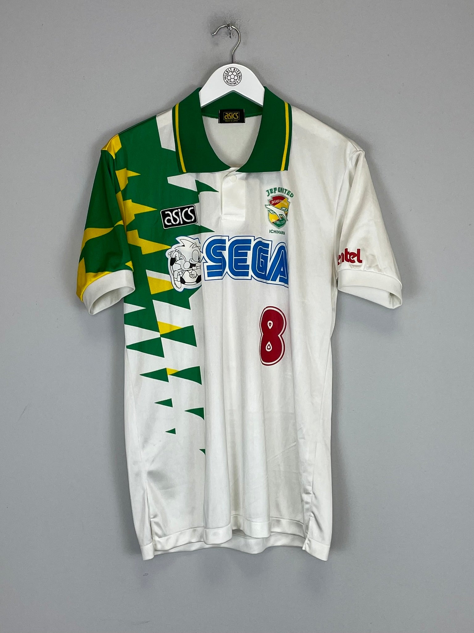 Shop 1993/94 JEF UNITED #8 AWAY SHIRT (L) ASICS, classic football shirts, vintage football shirts & retro soccer jerseys at Cult Kits