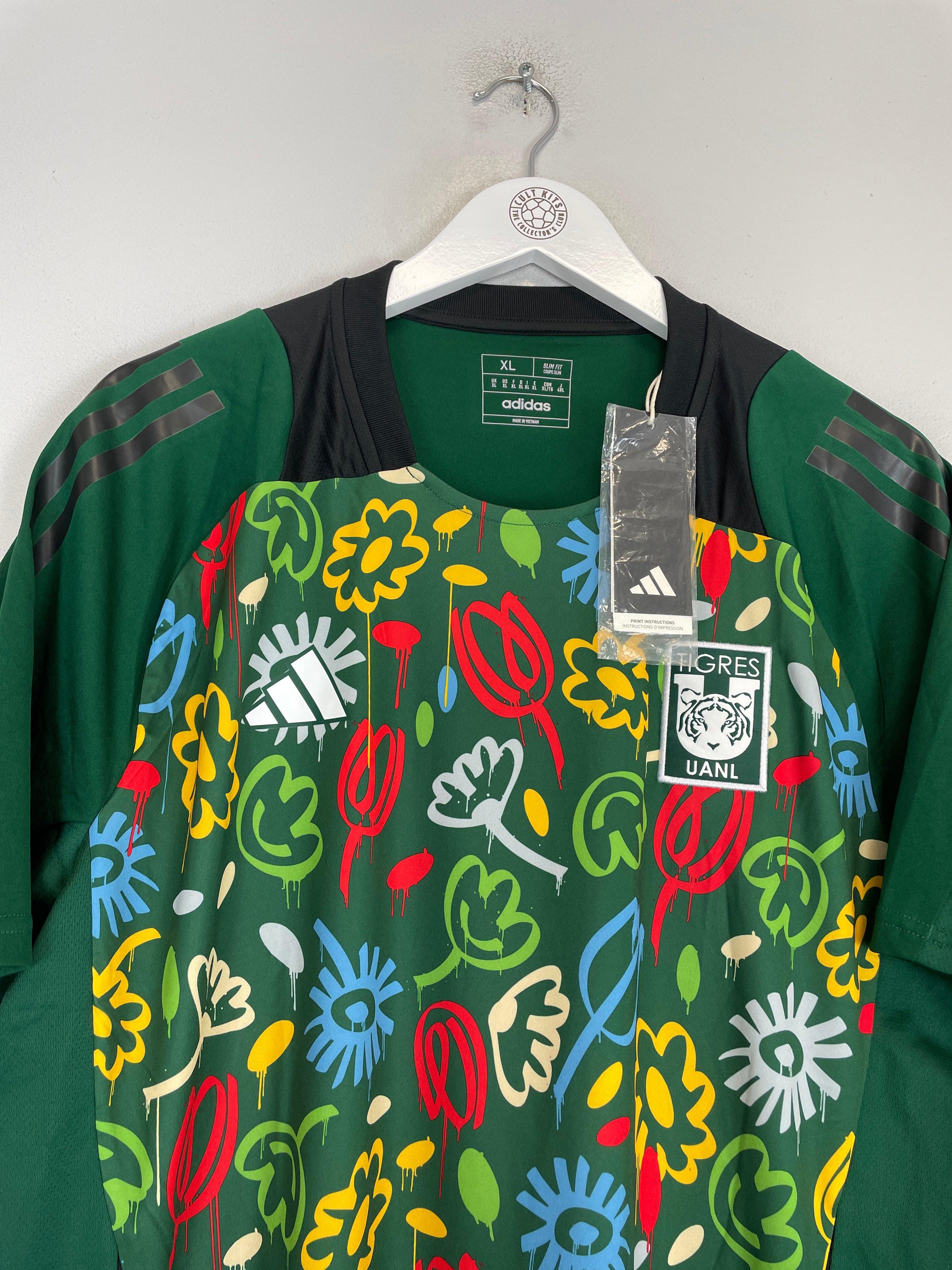 Shop 2024 TIGRES *BNWT* EARTH DAY SHIRT (XL) ADIDAS, classic football shirts, vintage football shirts & retro soccer jerseys at Cult Kits