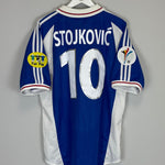 2000/01 YUGOSLAVIA STOJKOVIC #10 HOME SHIRT (L) ADIDAS