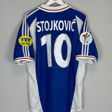 2000/01 YUGOSLAVIA STOJKOVIC #10 HOME SHIRT (L) ADIDAS