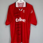 Shop 1996/97 MIDDLESBROUGH JUNINHO #10 HOME SHIRT (L) ERREA, classic football shirts, vintage football shirts & retro soccer jerseys at Cult Kits