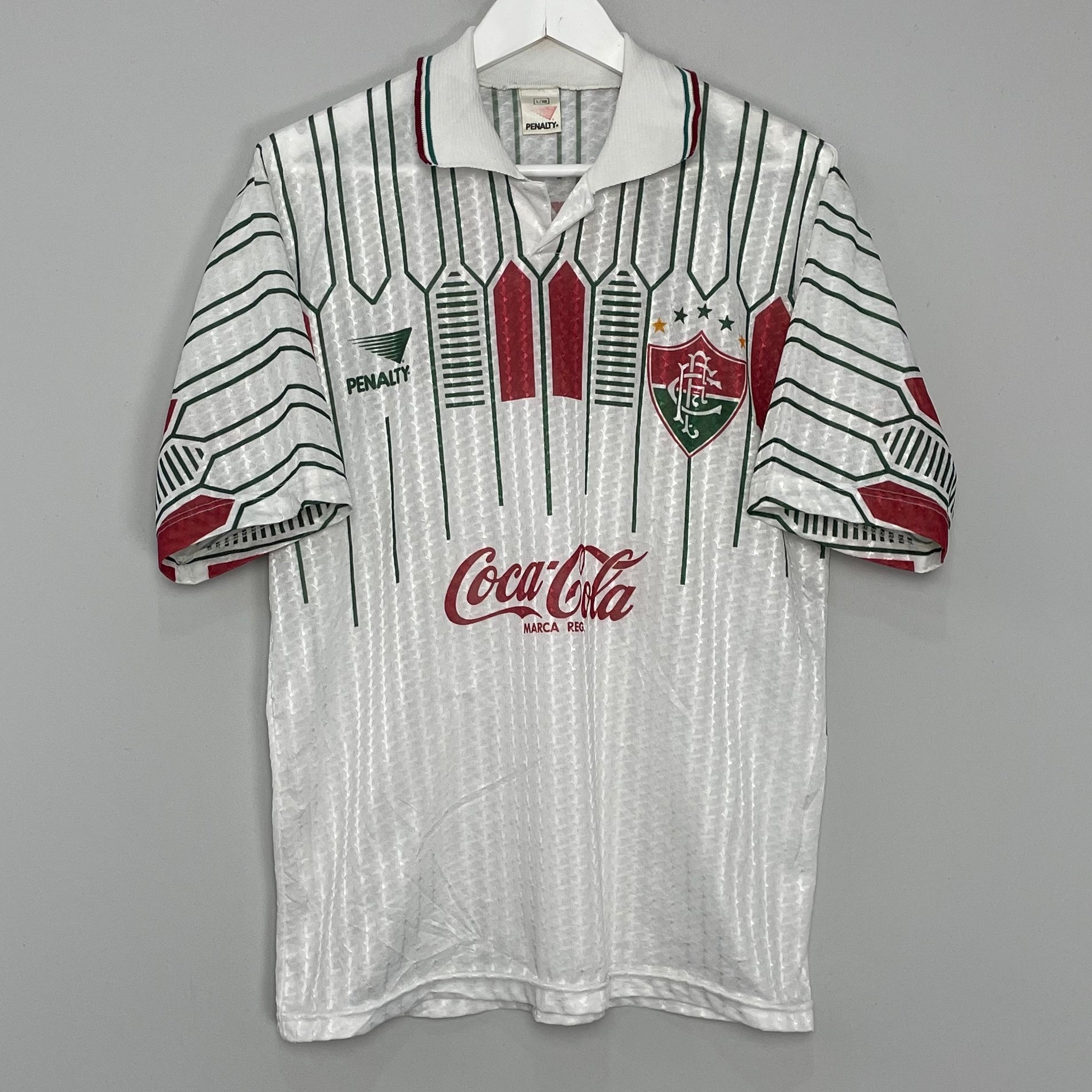 Shop 1992 FLUMINENSE AWAY SHIRT (L) PENALTY, classic football shirts, vintage football shirts & retro soccer jerseys at Cult Kits