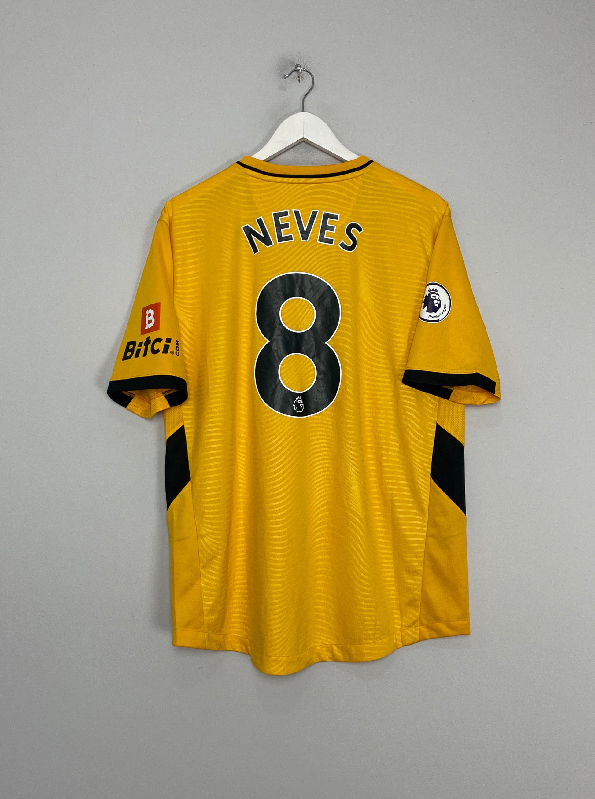 2021/22 WOLVES NEVES #8 HOME SHIRT (XL) CASTORE