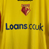 2005/06 WATFORD HOME SHIRT (L) DIADORA