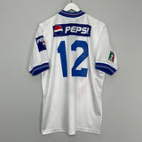 Shop 1999/00 CRUZ AZUL #12 HOME AWAY SHIRT (L) FILA, classic football shirts, vintage football shirts & retro soccer jerseys at Cult Kits