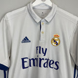 Shop 2016/17 REAL MADRID KROOS #8 HOME SHIRT (L) ADIDAS, classic football shirts, vintage football shirts & retro soccer jerseys at Cult Kits