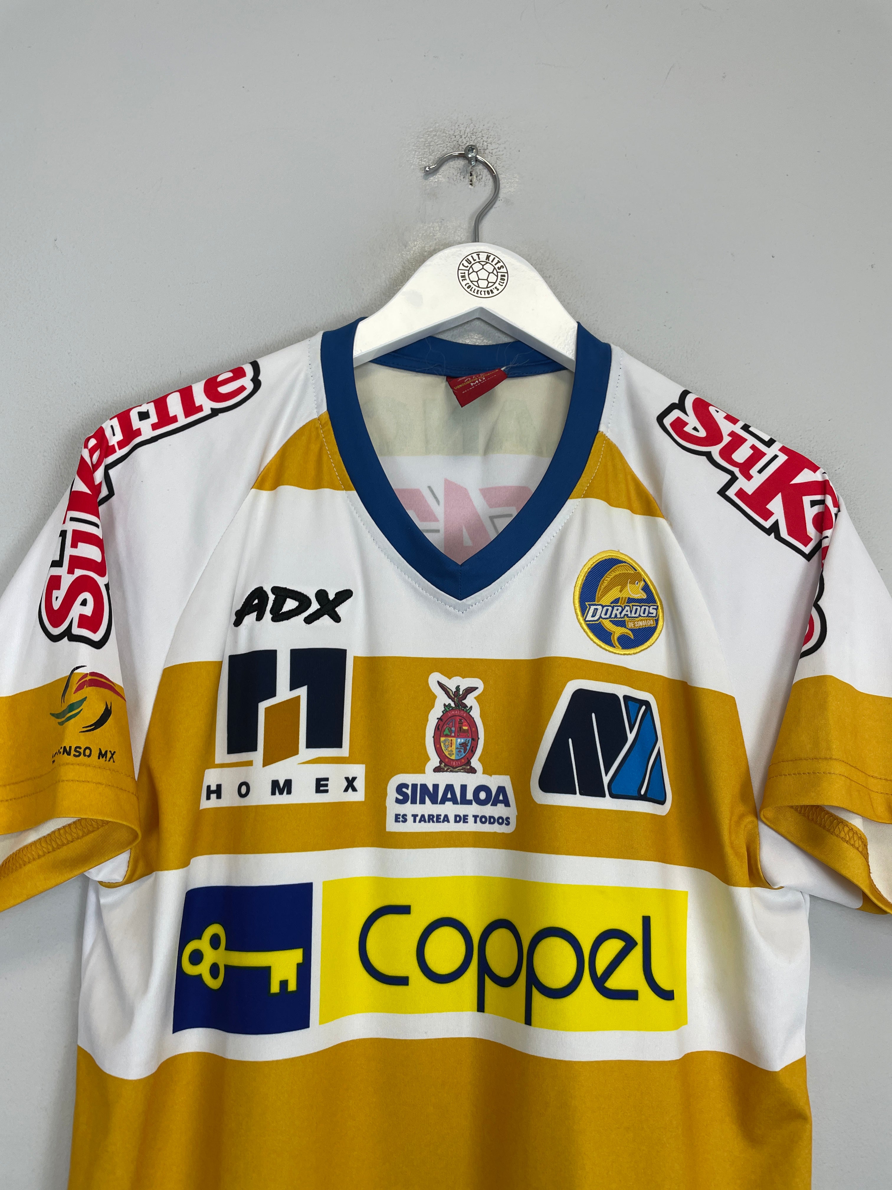Shop 2012/13 DORADOS DE SINALOA BLANCO #10 HOME SHIRT (M) ADX, classic football shirts, vintage football shirts & retro soccer jerseys at Cult Kits
