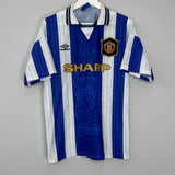 Shop 1994/96 MANCHESTER UNITED THIRD SHIRT (L) UMBRO, classic football shirts, vintage football shirts & retro soccer jerseys at Cult Kits