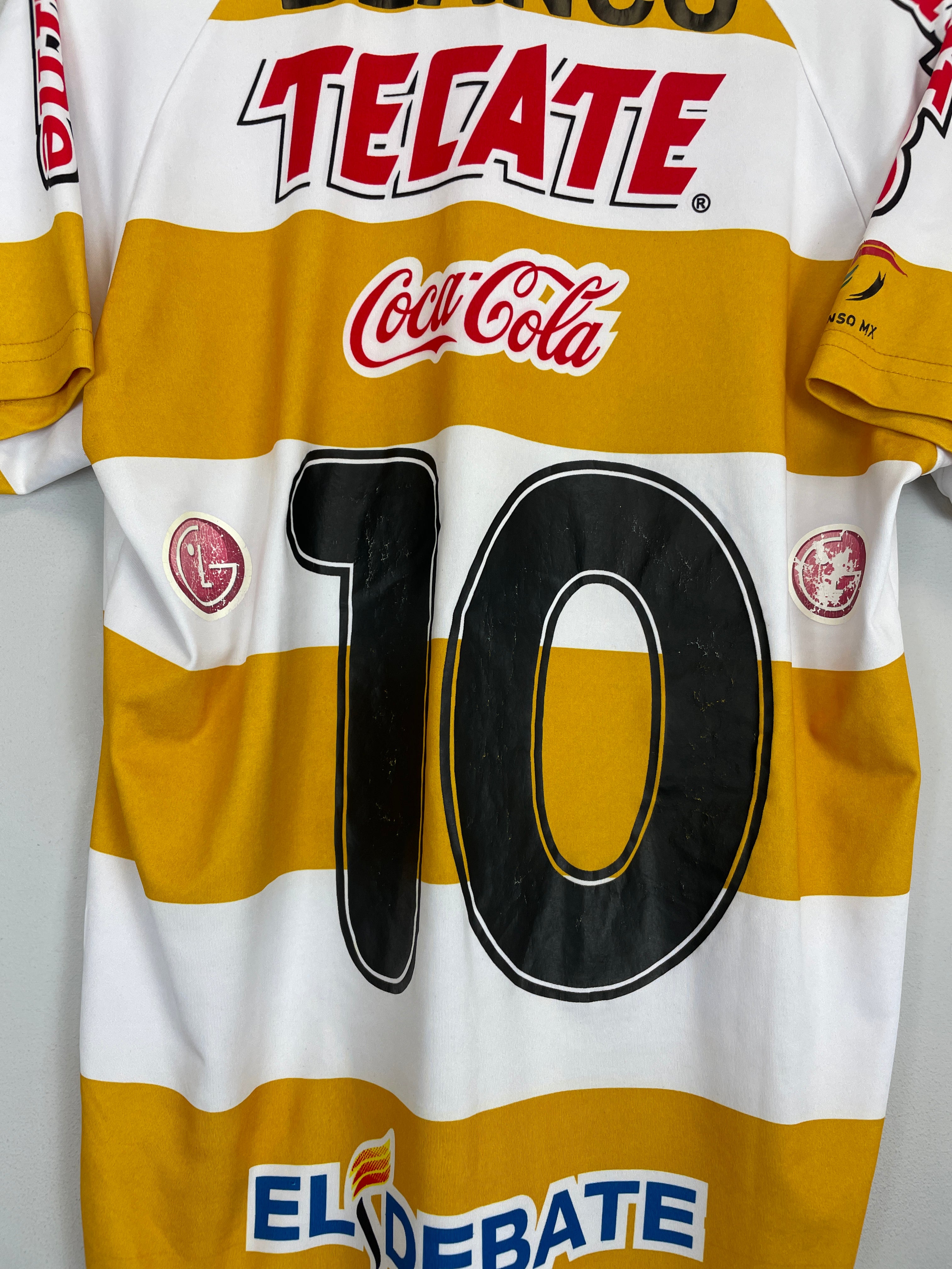 Shop 2012/13 DORADOS DE SINALOA BLANCO #10 HOME SHIRT (M) ADX, classic football shirts, vintage football shirts & retro soccer jerseys at Cult Kits