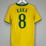 2008/10 BRAZIL KAKA #8 HOME SHIRT (S) NIKE
