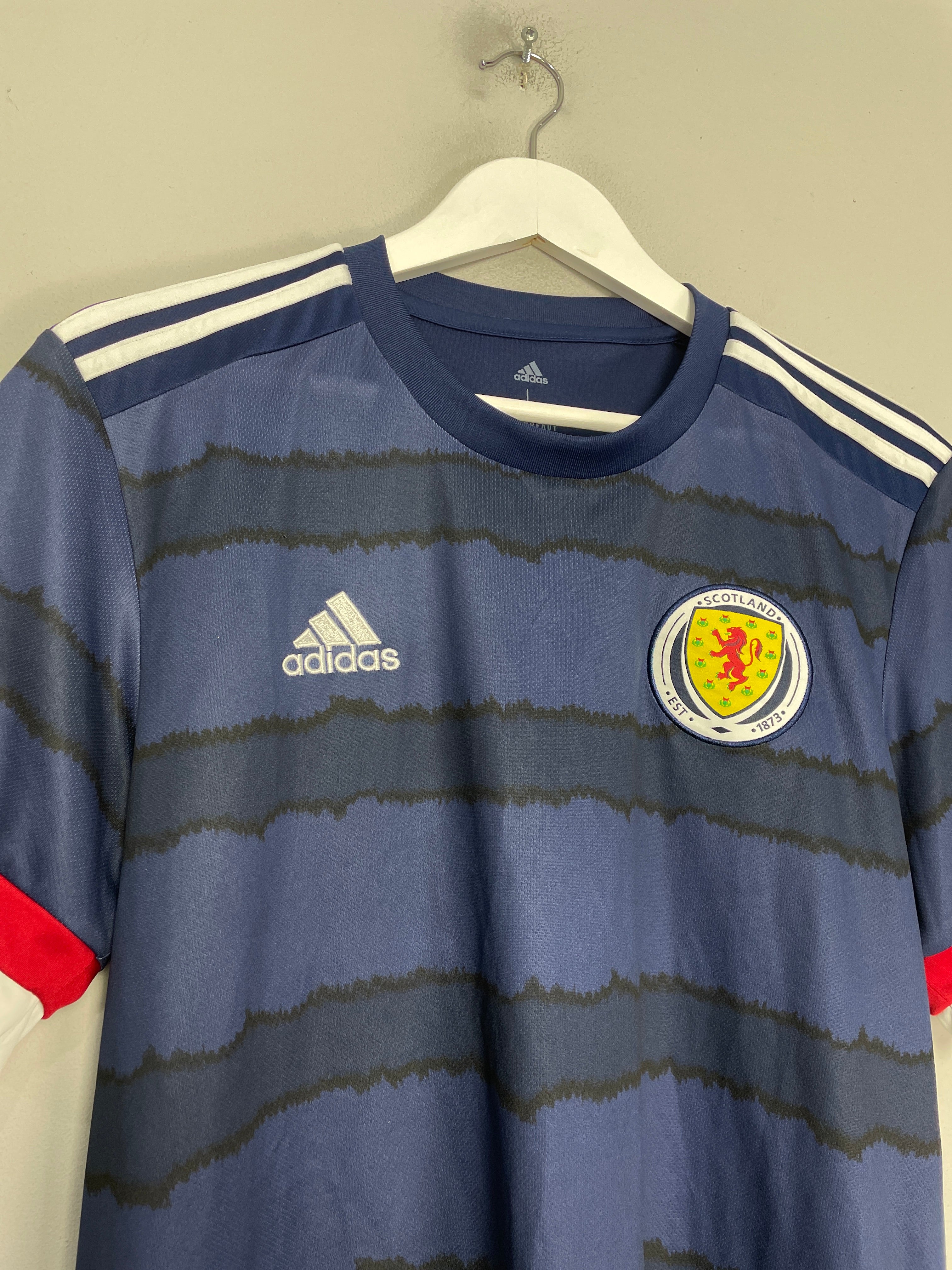 Shop 2020/21 SCOTLAND HOME SHIRT (L) ADIDAS, classic football shirts, vintage football shirts & retro soccer jerseys at Cult Kits