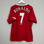 2004/06 MANCHESTER UNITED RONALDO #7 HOME SHIRT (XL) NIKE