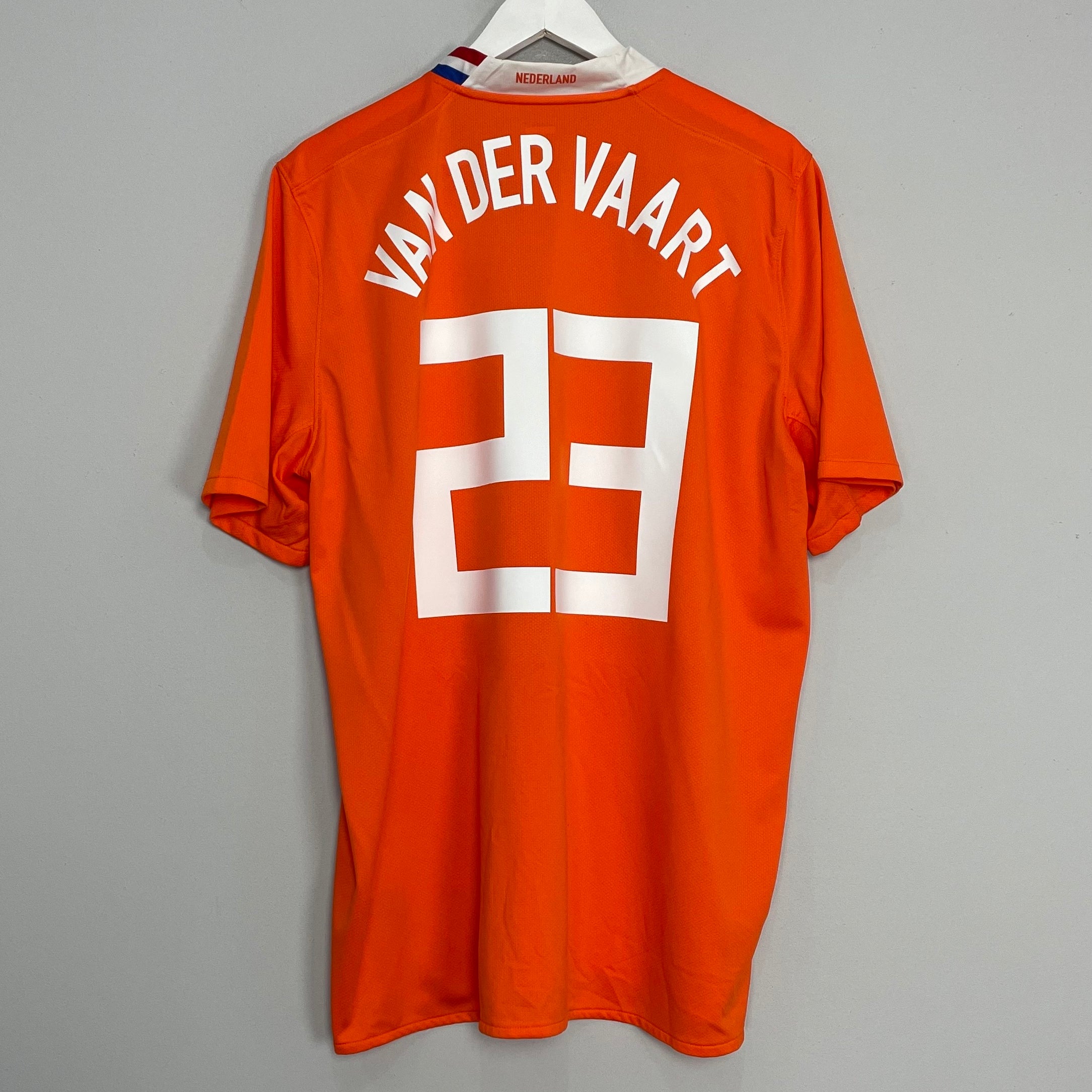 Shop 2008/10 NETHERLANDS VAN DER VAART #23 HOME SHIRT (XL) NIKE, classic football shirts, vintage football shirts & retro soccer jerseys at Cult Kits