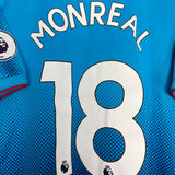 Shop 2017/18 ARSENAL MONREAL #18 AWAY SHIRT (XL) PUMA, classic football shirts, vintage football shirts & retro soccer jerseys at Cult Kits