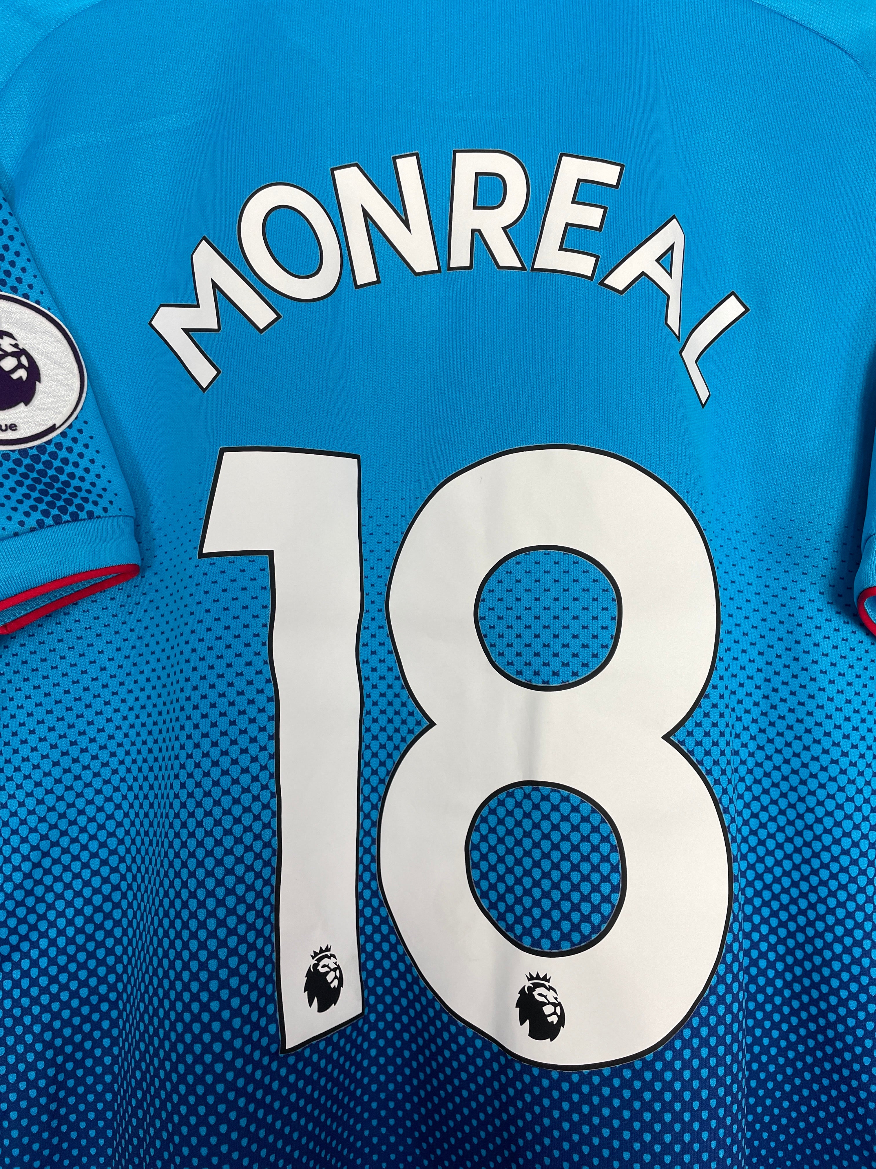 Shop 2017/18 ARSENAL MONREAL #18 AWAY SHIRT (XL) PUMA, classic football shirts, vintage football shirts & retro soccer jerseys at Cult Kits