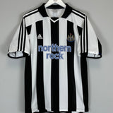 2003/05 NEWCASTLE UNITED SHEARER #9 HOME SHIRT (M) ADIDAS