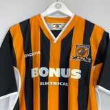 2005/06 HULL CITY HOME SHIRT (M) DIADORA