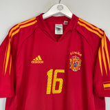 2004/06 SPAIN ALONSO #16 HOME SHIRT (M) ADIDAS