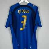 2006 ITALY GROSSO #3 HOME SHIRT (L) PUMA