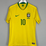2018/19 BRAZIL NEYMAR JR #10 HOME SHIRT (M) NIKE