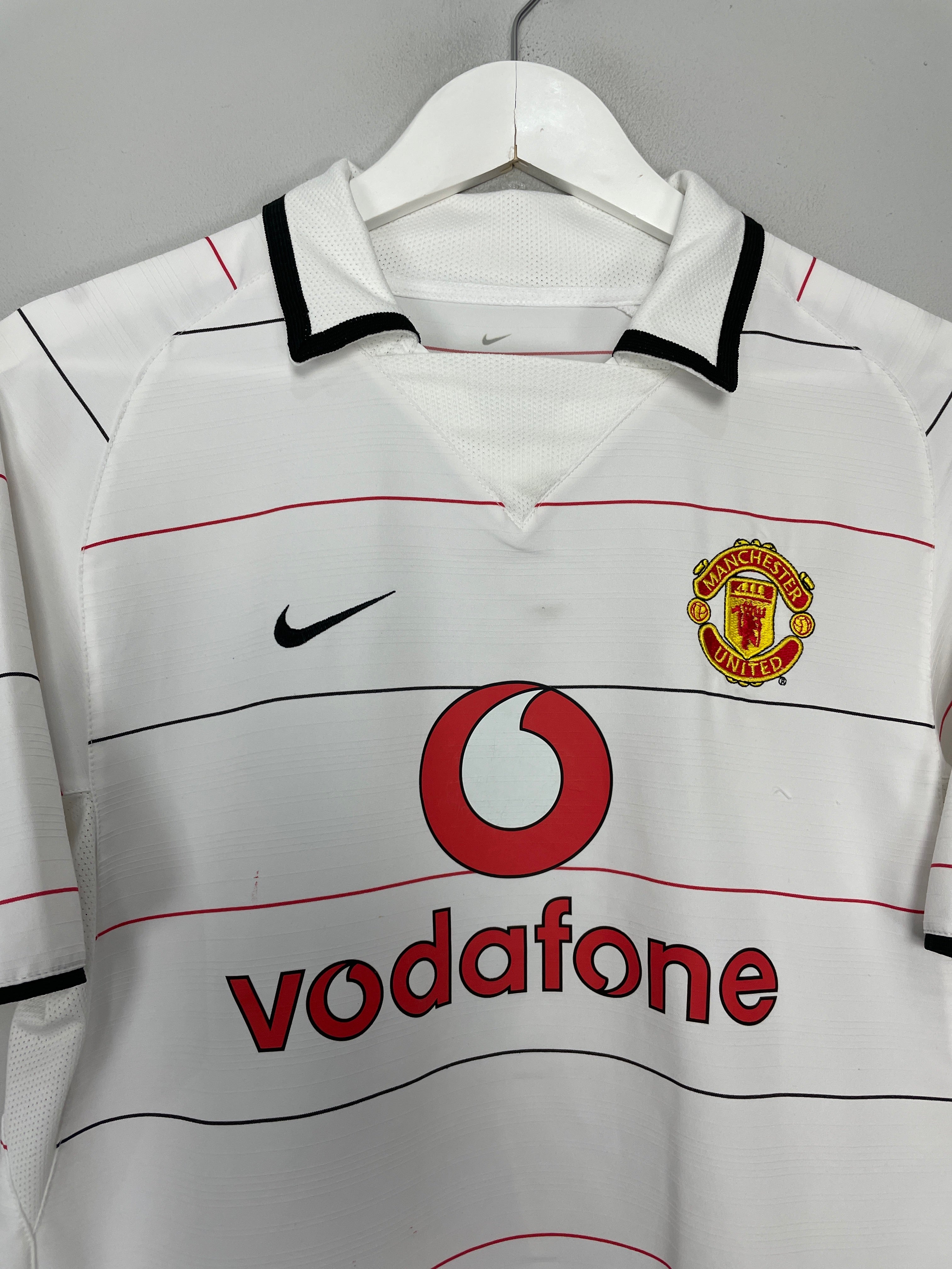 Shop 2003/05 MANCHESTER UNITED RONALDO #7 AWAY SHIRT (S) NIKE, classic football shirts, vintage football shirts & retro soccer jerseys at Cult Kits