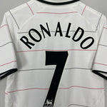 Shop 2003/05 MANCHESTER UNITED RONALDO #7 AWAY SHIRT (S) NIKE, classic football shirts, vintage football shirts & retro soccer jerseys at Cult Kits
