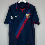 2002/04 BARCELONA RONALDINHO #10 AWAY SHIRT (M) NIKE