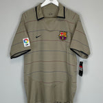 Buy 2003/05 BARCELONA RONALDINHO 10 *BNWT* AWAY SHIRT (L) NIKE ~ Free worldwide shipping available ~ Authentic Vintage Football Shirts from Cult Kits
